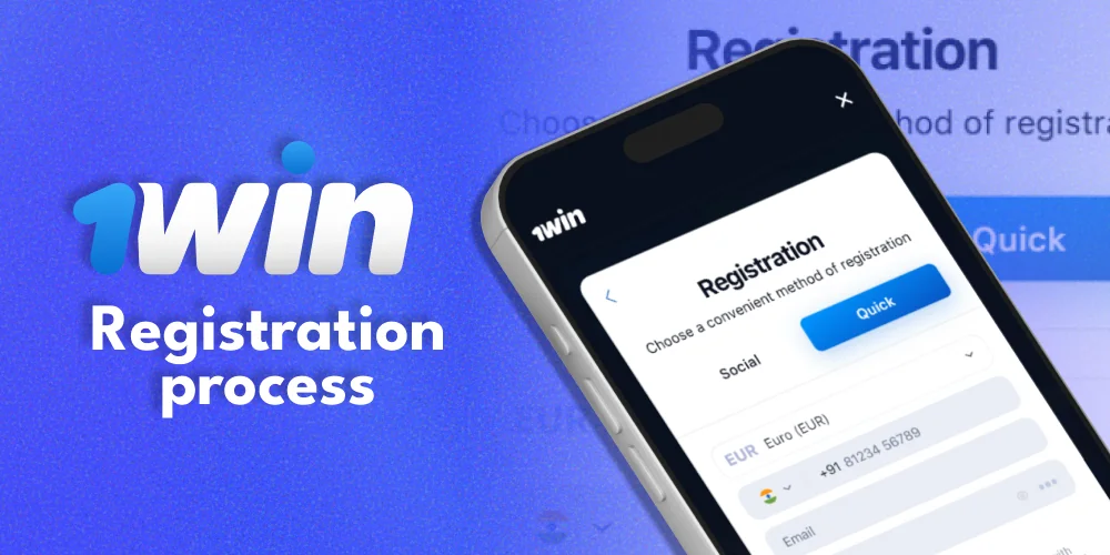 Registration at 1win app for new players and bettors